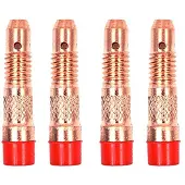 Markenlos 37-teiliges TIG-Kit Gaslinse für WP-17 WP-18 WP-26 Tanned Tungsten