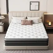 Merkloos Boxspring-Matratze 120 x 200 cm mit mittlerer Härte H3