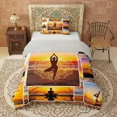 Merkloos Elzusha – 2-teiliges Yogaset mit Retro-Muster