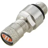Sip Tubeless Metallventil 30mm Grau mit Logo für Vespa/Lambretta