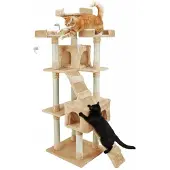 Merkloos Multifunktionaler Katzenbaum XXL 170 cm Beige