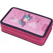 Herlitz Federmäppchen Schule 2 Fächer Mädchen Rosa