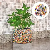 Markenlos Bunte unregelmäßige Keramikstücke - 200g für DIY-Dekoration