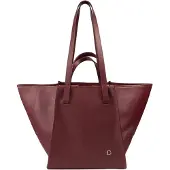 Dudu Toys Damen Schultertasche Burgunderrot