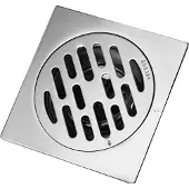 Markenlos 10 X 10 Cm - Edelstahl Duschablauf Mit Ablaufgitter