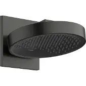 Hansgrohe Rainfinity Kopfbrause 250 1-jet mit Wandanschluss, 26226340, Farbe: Brushed Black Chrome