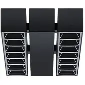 Zumtobel 42188532 LED-Strahler 2x7 SCENO 2X7 8000-830 SWI TEC WFL BK