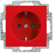Busch-Jaeger Steckdosen-Einsatz 20 EUCB-917 SCHUKO Safety+ rot Busch-balance SI