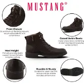 Mustang Herren Mid Sneaker 15M0031006 Braun
