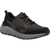 Josef seibel Schnürschuh "Davie 02, carbon-kombi", Herren, Gr. 42, grau (carbon, kombi), Schuhe Schnürschuh