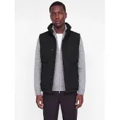Jack & Jones Steppweste "JJESOHO BODYWARMER AW26 SN", Herren, Gr. S, schwarz, Web, Obermaterial: 100% Polyester, unifarben, normal, ohne Ausschnitt, Westen Steppweste, Kunstfaser, mit Stehkragen