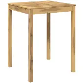 Syfax Gartenbar-Tisch Weiß gewaschen 80 x 80,5 x 105 cm