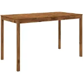 Syfax Gartenbar-Tisch Natur 180 x 88,5 x 105 cm Massivholz Akazie