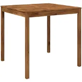 Syfax Gartenbar-Tisch Natur 110 x 108,5 x 105 cm Massivholz Akazie