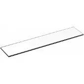 Keuco PLAN Cristallin-Glasplatte unten mattiert, 550x120mm, 14910005500