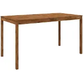 Syfax Gartenbar-Tisch Natur 196 x 100 x 105 cm Massivholz Akazie