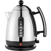 Dualit Lite, 1,5 l, 3000 W, Schwarz, Silber, Edelstahl, Drahtlos