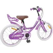 vidaXL Kinderfahrrad 18 Zoll für 5-7 Jahre alt Lila