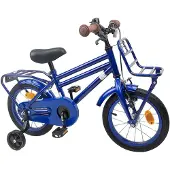 vidaXL Kinderfahrrad 14 Zoll für 3-5 Jahre alt Dunkelblau