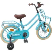 vidaXL Kinderfahrrad 12 Zoll für 2-4 Jahre alt Himmelblau