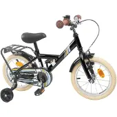 vidaXL Kinderfahrrad 16 Zoll für 4-6 Jahre alt Schwarz