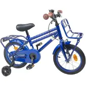 vidaXL Kinderfahrrad 12 Zoll für 2-4 Jahre alt Dunkelblau