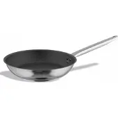HorecaTraders Ergos Bratpfanne Edelstahl beschichtet, Sandwichboden, ø: 240 mm
