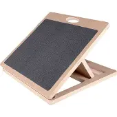 Softee Slanted Platform Wood / Black 41 x 41 cm