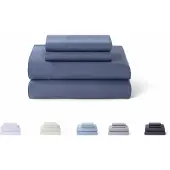 Merkloos Omgoods – Bettwäsche-Set, 4-teilig, 50x80 cm – Spannbettlaken und Kopfbezüge