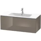 Duravit L-Cube Waschtischunterbau wandhängend, 1 Auszug, 1020x550x481mm, LC614208989, Farbe: Flannel Grey Hochglanz Lack