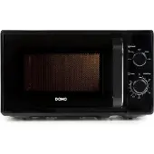 Domo DO2520, Arbeitsplatte, Solo-Mikrowelle, 20 l, 800 W, Tasten, Drehregler, Schwarz