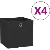 OEM Aufbewahrungsboxen, stapelbar, langlebiges Material, Schwarz