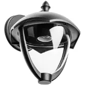 GTV Grande-Ad Gartenlampe, Gerade Wandleuchte, Schwarz - V-Gra0Da00