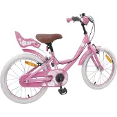 vidaXL Kinderfahrrad 18 Zoll für 5-7 Jahre alt Hellrosa