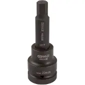 Ks Tools 3/4" Kraft-Bit-Stecknuss Innensechskant lang, 22mm
