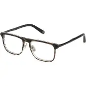 Philipp Plein Herren Graue Brillenfassung VPP019M-530XAS-21G - Ø 53 mm