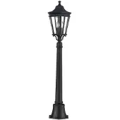 FEISS Elstead Cotswold Lane Außen-Stehleuchte E14 2-fach 110cm Schwarz IP44
