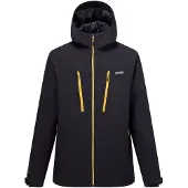 Regatta - "Highton" Isolier-Jacke für Herren, Stretch, Wasserfest RG13225 (3XL) (Schwarz/Sonnenuntergang)