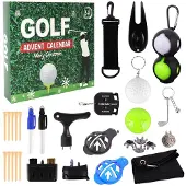 Merkloos Solidchoice – Adventskalender für Golfer, Herren, 2025, mit Golfzubehör