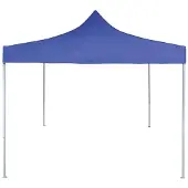 Merkloos Solidchoice – Klappbares Pavillon, 2x2 Meter, Stahl, Blau