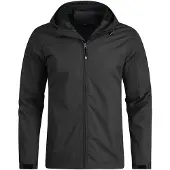 Merkloos Solidchoice – Wasserdichte Herrenregenjacke mit verstellbarer Kapuze