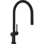 Hansgrohe Spültisch-Einhebelmischer 210 Talis M54 mit Ausziehauslauf, 1jet, mattschwarz