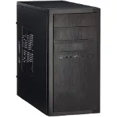 Chieftec HT-01B-350GPB, Midi Tower, PC, Schwarz, micro ATX, SECC, 14 cm