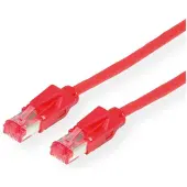 Secomp KERPEN Patchkabel Cat.6 (Class E) S/F, MegaLine F6-90, HiRose TM21, LSOH, rot, 3 m