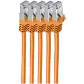 Shiverpeaks BS75515-O-SET5, 5 m, Cat7, S/FTP (S-STP), RJ-45, RJ-45, Orange