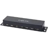 Logilink UA0148, USB 2.0, Grau, Metall