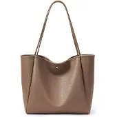 Merkloos Solidchoice – Geräumige, vegane Handtasche aus Kunstleder für Damen