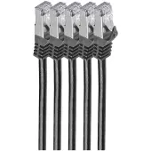 Shiverpeaks BS75513-S-SET5, 3 m, Cat7, S/FTP (S-STP), RJ-45, RJ-45, Schwarz