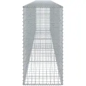 vidaXL Gabione mit Deckel 500x50x100 cm Verzinktes Eisen