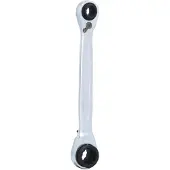 Ks Tools 4 in 1 GEARplus umschaltbar Doppel-Ratschenringschlüssel, 8x10x12x13mm